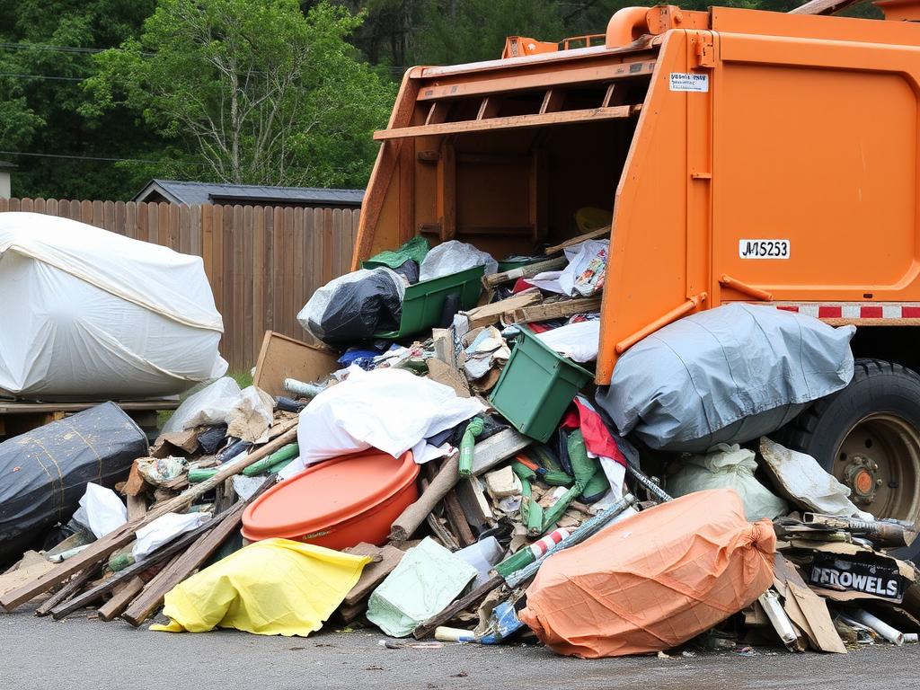Construction waste disposalфото