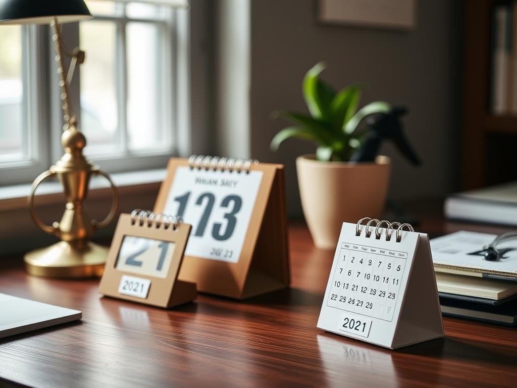 Desk calendarsфото