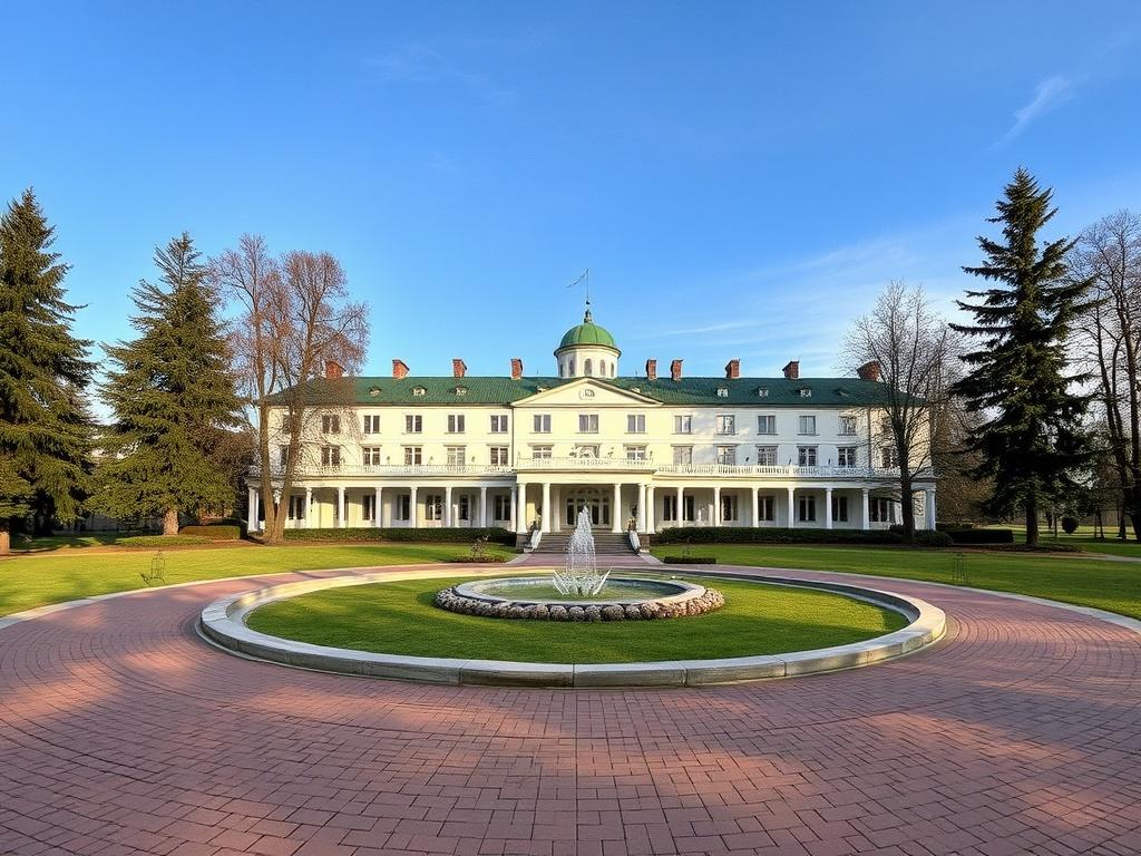 Solnechny Sanatorium in Kislovodsk Solnechny Sanatorium in Kislovodskфото