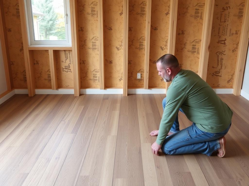 How to deal with neighbors who installed laminate flooring on the screed without underlaymentфото