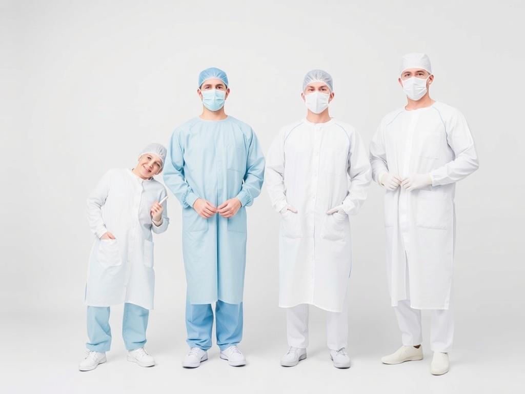 Одноразовые хирургические халаты: отличие от процедурных