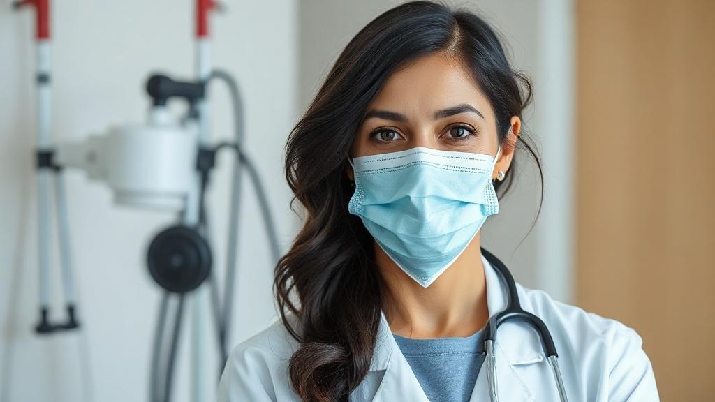 a woman at the doctor's a woman at the doctor'sфото