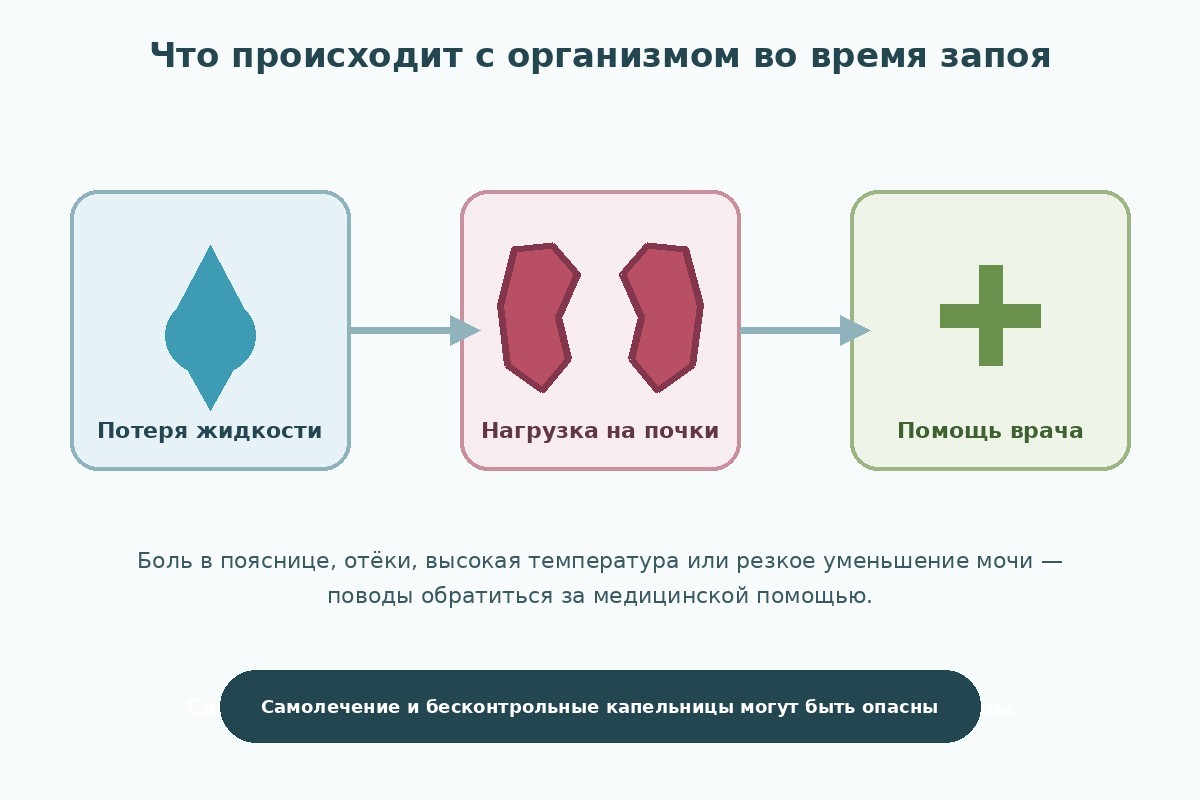 Почки и алкоголь: что происходит во время запоя